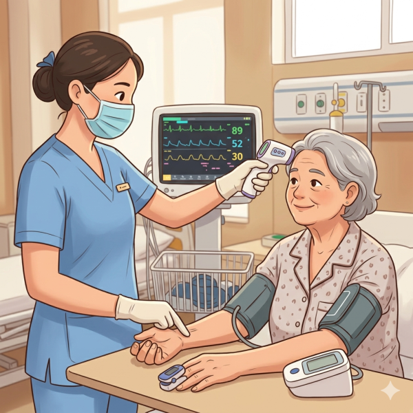 Đánh giá dấu hiệu sinh tồn và dấu hiệu nguy cơ trong thực hành lâm sàng (Mã khóa học O1121)